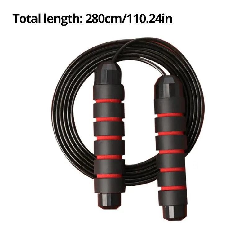 Skipping Rope - Tangle-Free, Rapid Steel Wires with Ball Bearings - For Gym, MMA, Boxing