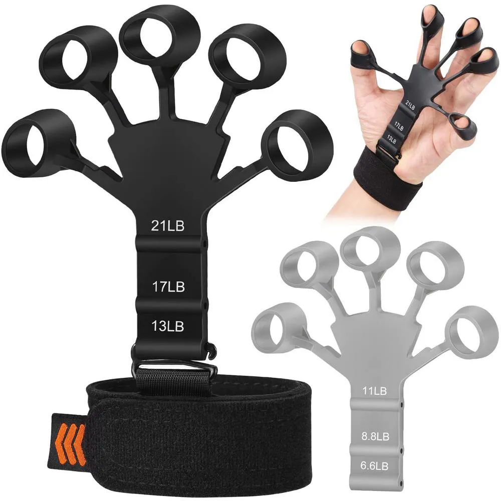 Grip Strength Trainer, Finger Strengthener - 6 Levels of Resistance