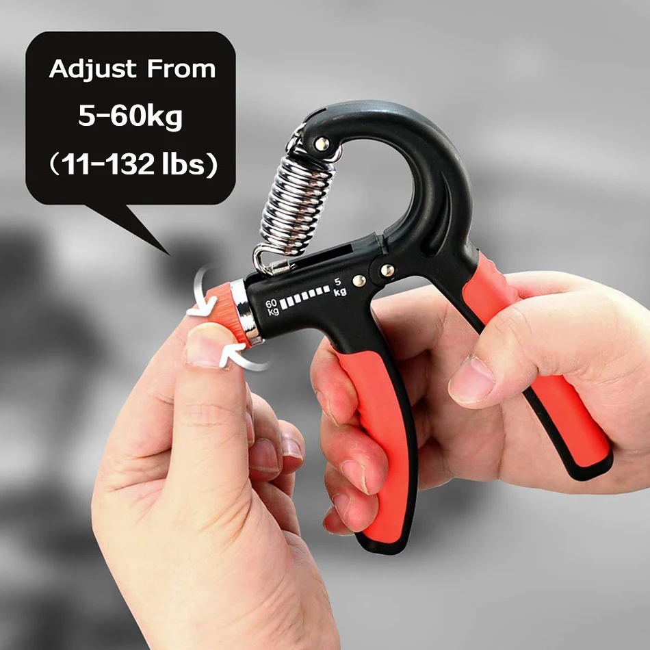 5-60kg Grip Strengthener - Adjustable Hand Grip Trainer to Build Wrist, Forearm and Hand Strength